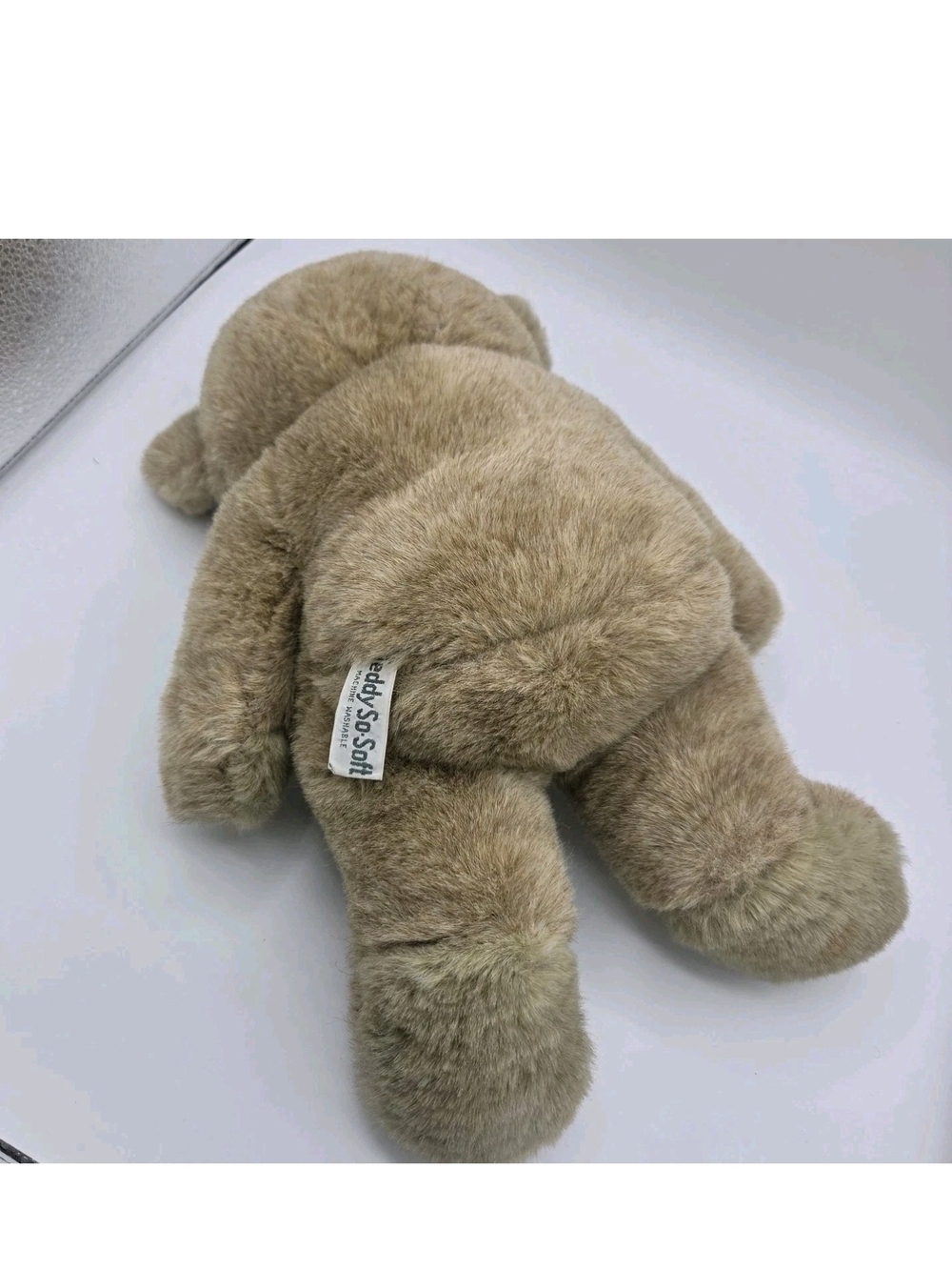 Vintage Russ Berrie So Soft Teddy BEAR #465 15" Tall Large Plush Stuffed - Picture 6 of 8